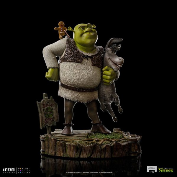 Shrek, el burro y el hombre de jengibre Deluxe Art Scale - Dreamworks