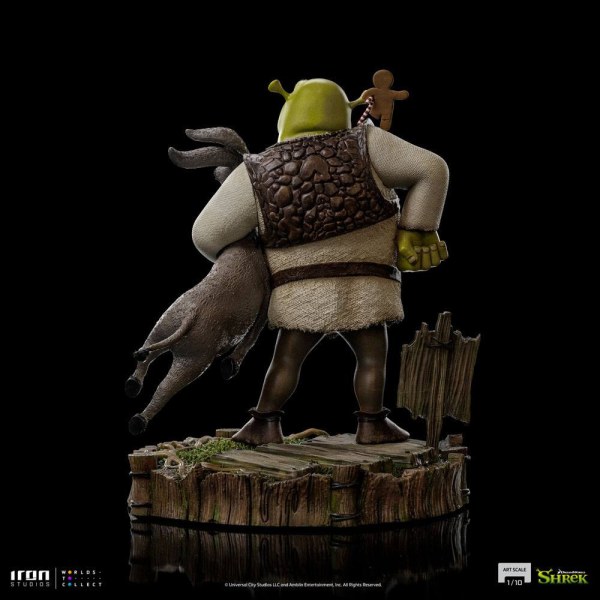 Shrek, el burro y el hombre de jengibre Deluxe Art Scale - Dreamworks