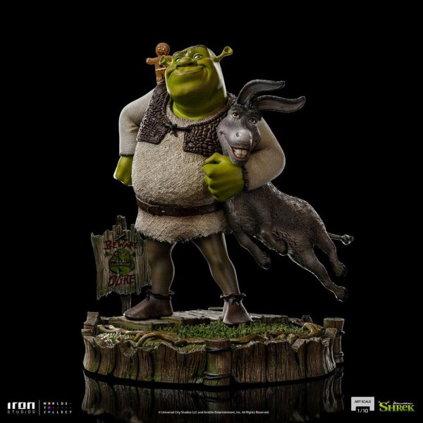 Shrek, el burro y el hombre de jengibre Deluxe Art Scale - Dreamworks