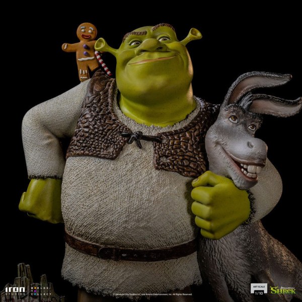 Shrek, el burro y el hombre de jengibre Deluxe Art Scale - Dreamworks
