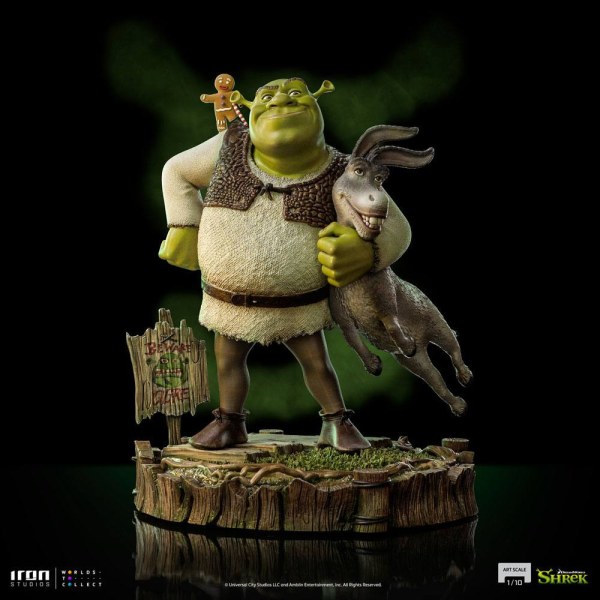 Shrek, el burro y el hombre de jengibre Deluxe Art Scale - Dreamworks