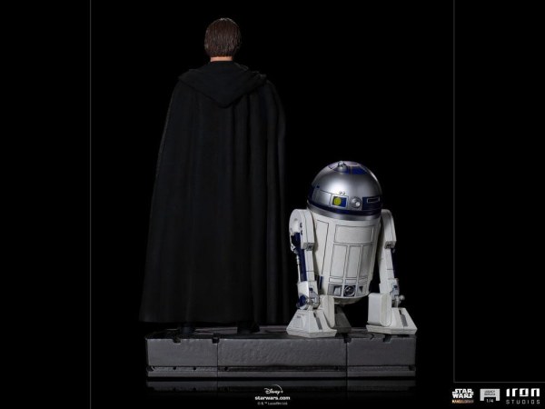 El Mandaloriano Luke Skywalker, R2-D2 y Grogu Art Scale - Star Wars