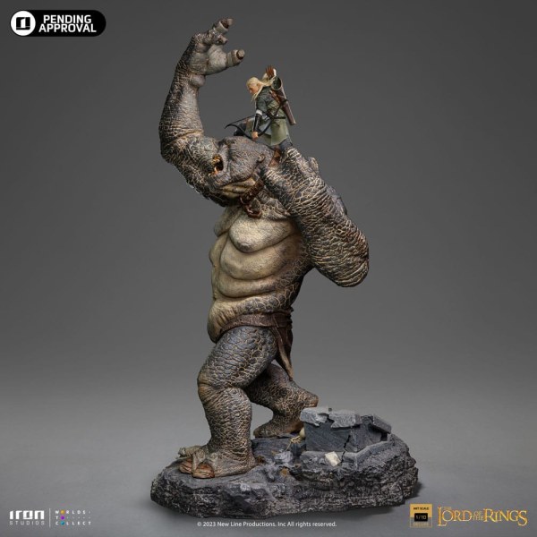 CAVE TROLL AND LEGOLAS ART SCALE DELUXE - LORD OF THE RINGS