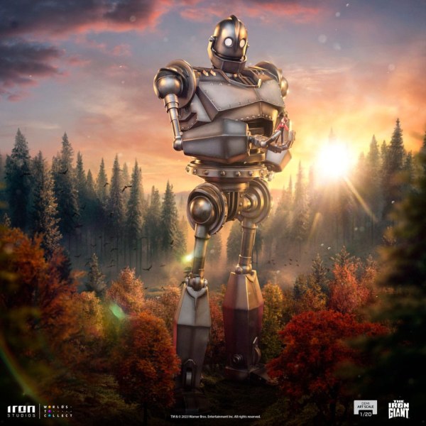 Gigante de Hierro y Hogarth Hughes Art Scale - El Gigante de Hierro