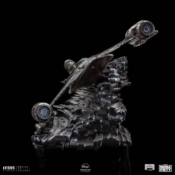Mando's N-1 Starfighter Art Scale - The Book of Boba Fett