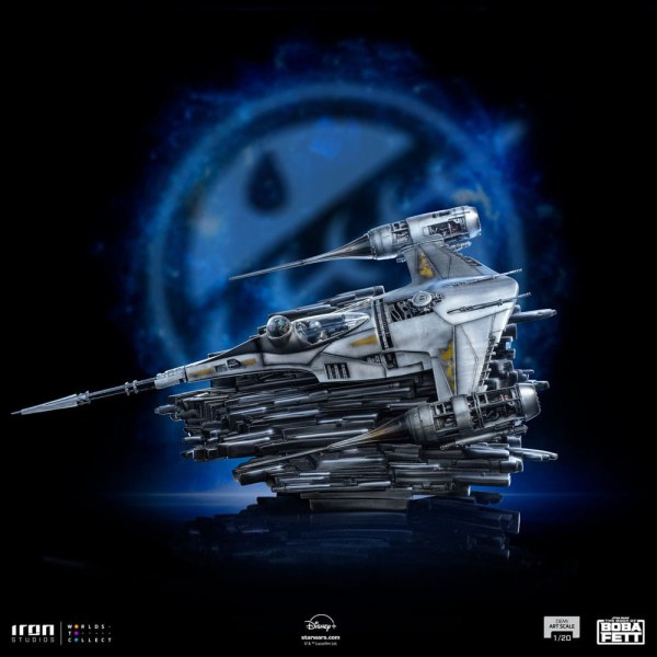 Mando's N-1 Starfighter Art Scale - The Book of Boba Fett