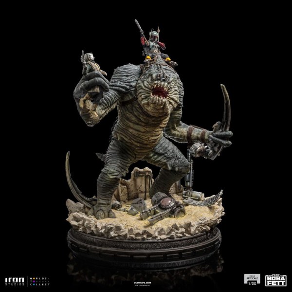 Boba Fett & Rancor Demi Art Scale - El libro de Boba Fett