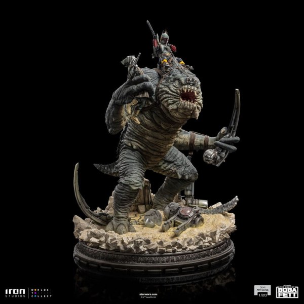Boba Fett & Rancor Demi Art Scale - El libro de Boba Fett