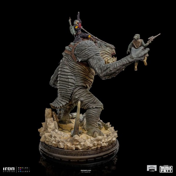 Boba Fett & Rancor Demi Art Scale - El libro de Boba Fett