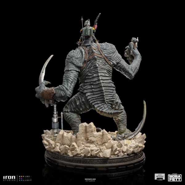Boba Fett & Rancor Demi Art Scale - El libro de Boba Fett