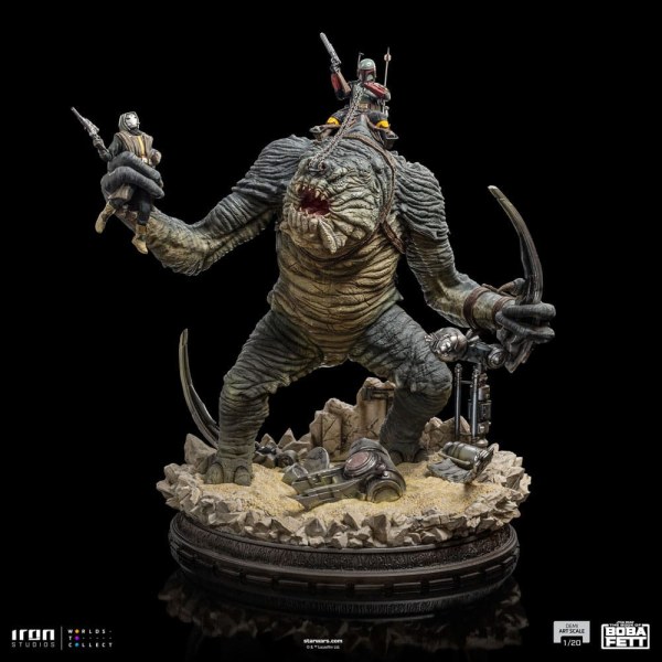 Boba Fett & Rancor Demi Art Scale - El libro de Boba Fett