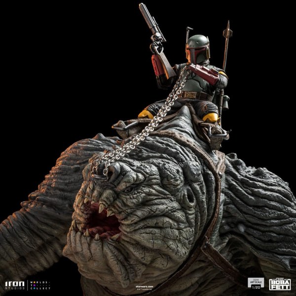 Boba Fett & Rancor Demi Art Scale - El libro de Boba Fett