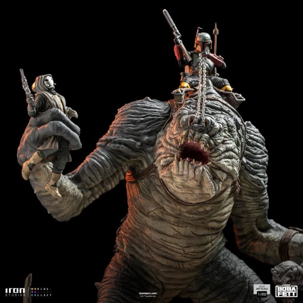 Boba Fett & Rancor Demi Art Scale - El libro de Boba Fett
