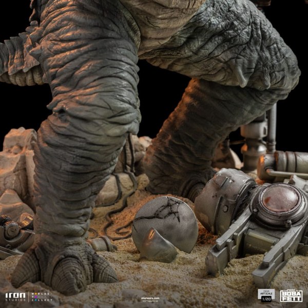 Boba Fett & Rancor Demi Art Scale - El libro de Boba Fett