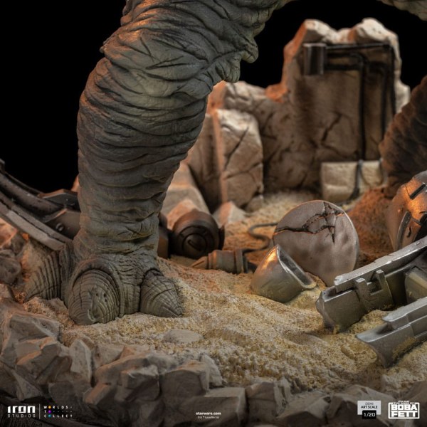 Boba Fett & Rancor Demi Art Scale - El libro de Boba Fett