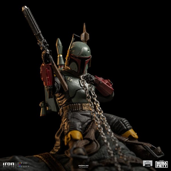 Boba Fett & Rancor Demi Art Scale - El libro de Boba Fett