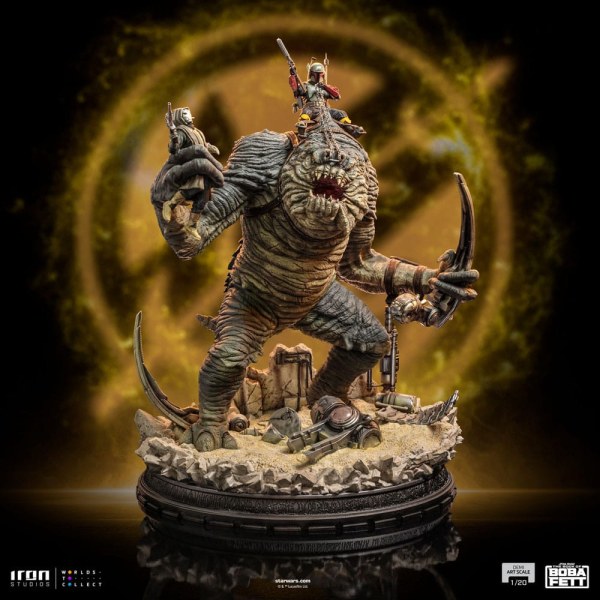 Boba Fett & Rancor Demi Art Scale - El libro de Boba Fett
