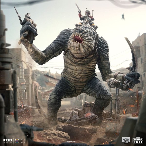 Boba Fett & Rancor Demi Art Scale - El libro de Boba Fett