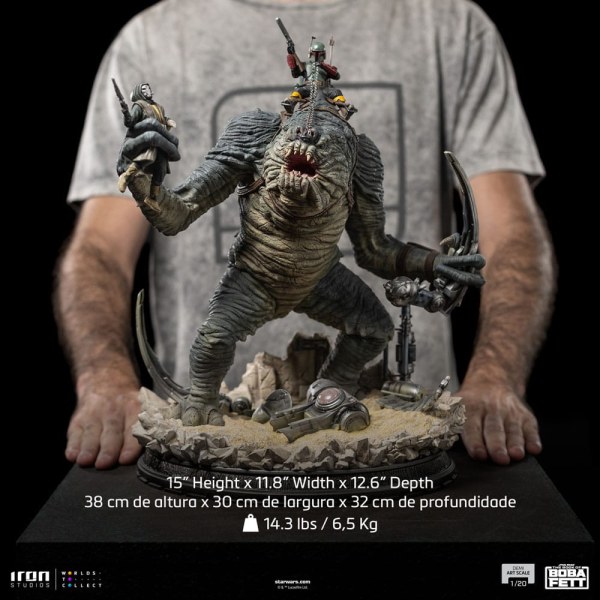 Boba Fett & Rancor Demi Art Scale - El libro de Boba Fett
