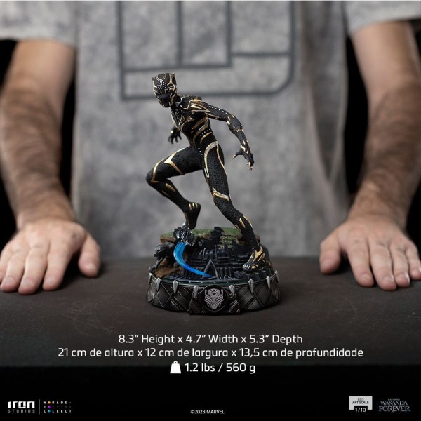 Pantera Negra Wakanda Forever Art Scale - Marvel