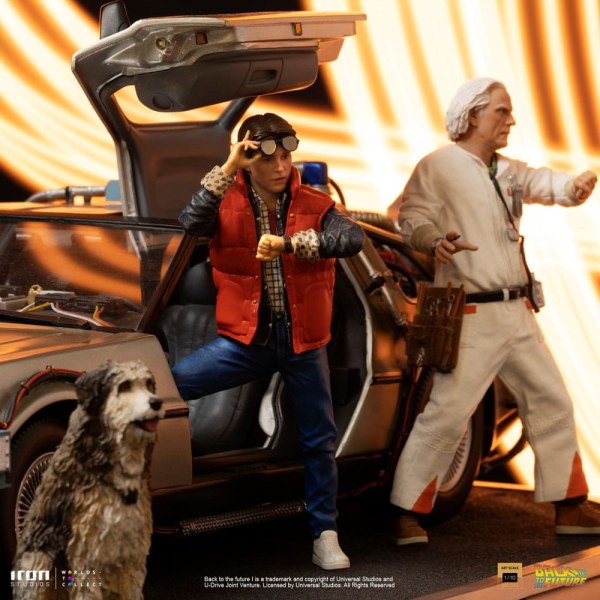 DeLorean Art Scale - Regreso al futuro