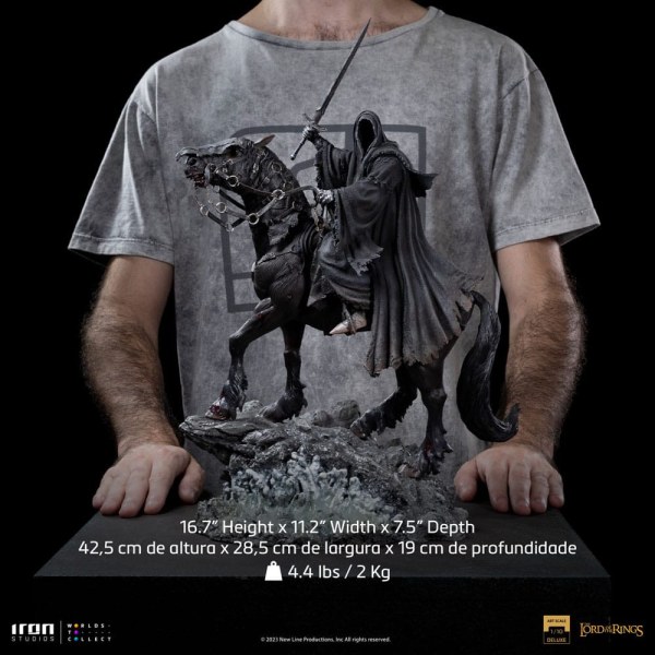 Nazgul a caballo Deluxe Art Scale - El Señor de los Anillos