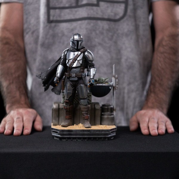 DIN DJARIN & DIN GROGU ART SCALE - STAR WARS THE MANDALORIAN