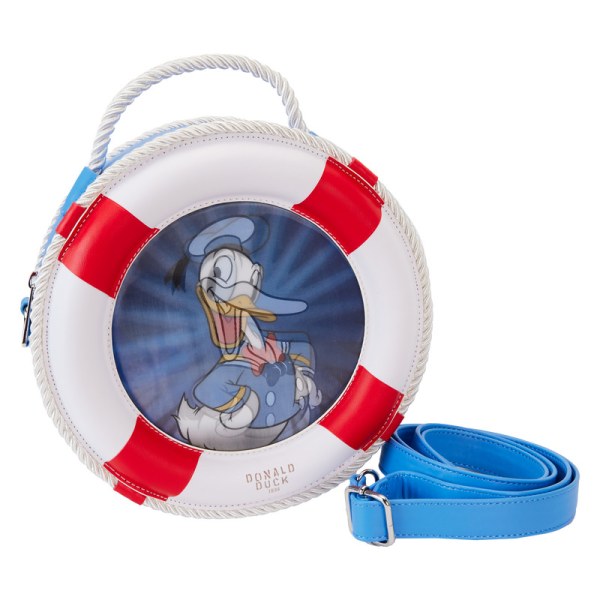 Bolso Bandolera Lenticular 90 Aniversario Donald Pato - DISNEY LOUNGEFLY