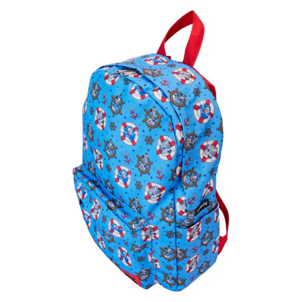 Mochilas de tamaño completo de nailon con estampado integral del 90 aniversario del Donald Pato - DISNEY LOUNGEFLY