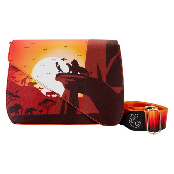 Bolso Bandolera Silueta Pride Rock El Rey León 30 Aniversario - DISNEY LOUNGEFLY