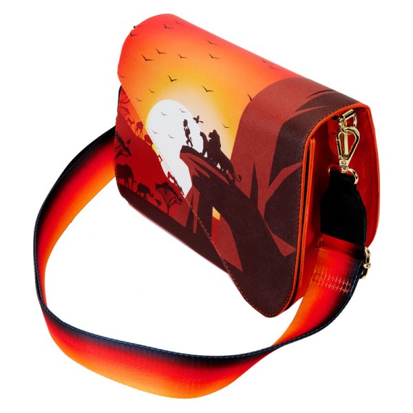 Bolso Bandolera Silueta Pride Rock El Rey León 30 Aniversario - DISNEY LOUNGEFLY