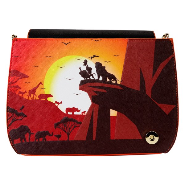Bolso Bandolera Silueta Pride Rock El Rey León 30 Aniversario - DISNEY LOUNGEFLY