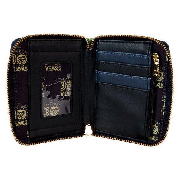 Cartera Hakuna Matata Silueta Zip Around El Rey León 30 Aniversario - DISNEY LOUNGEFLY