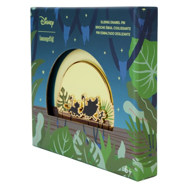 Caja Coleccionista Silueta Hakuna Matata Pasador Deslizante El Rey León 30 Aniversario - DISNEY LOUNGEFLY