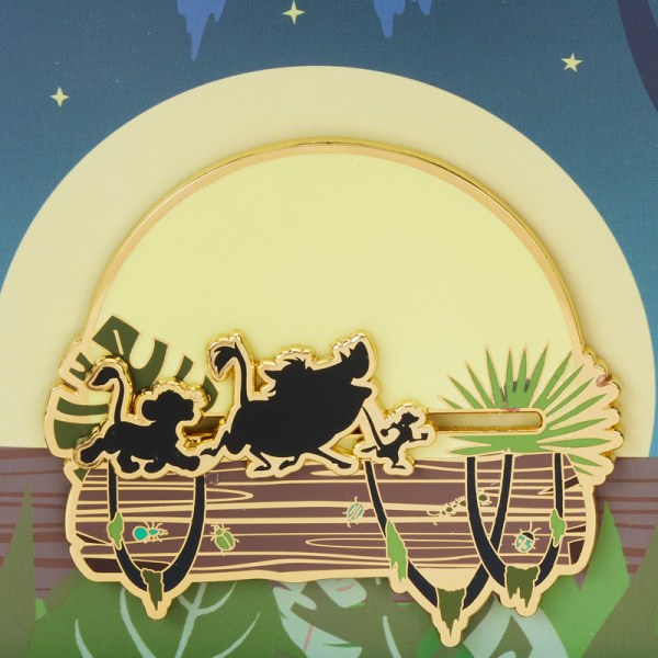 Caja Coleccionista Silueta Hakuna Matata Pasador Deslizante El Rey León 30 Aniversario - DISNEY LOUNGEFLY