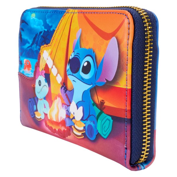 Cartera con cremallera Stitch Camping Cuties - DISNEY LOUNGEFLY