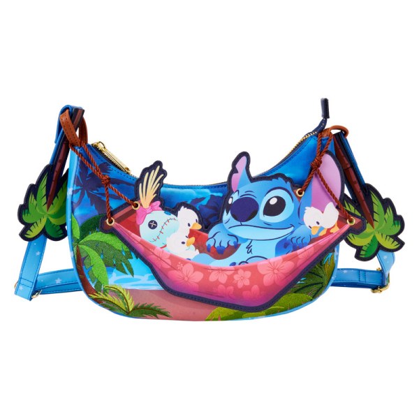 Bolso Bandolera Stitch Camping Cuties - DISNEY LOUNGEFLY