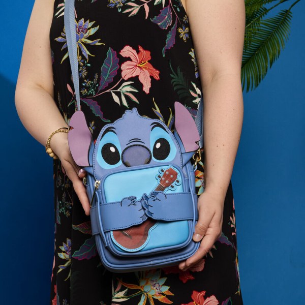 Bolso Bandolera para cosplay Stitch Camping Cuties Crossbuddies® con monedero - DISNEY LOUNGEFLY