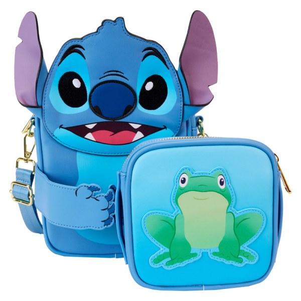 Bolso Bandolera para cosplay Stitch Camping Cuties Crossbuddies® con monedero - DISNEY LOUNGEFLY