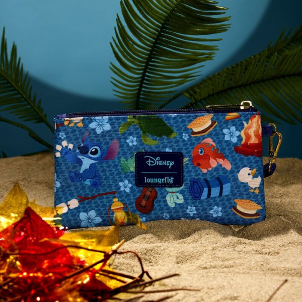 Bolsa de nailon con estampado Stitch Camping Cuties - DISNEY LOUNGEFLY