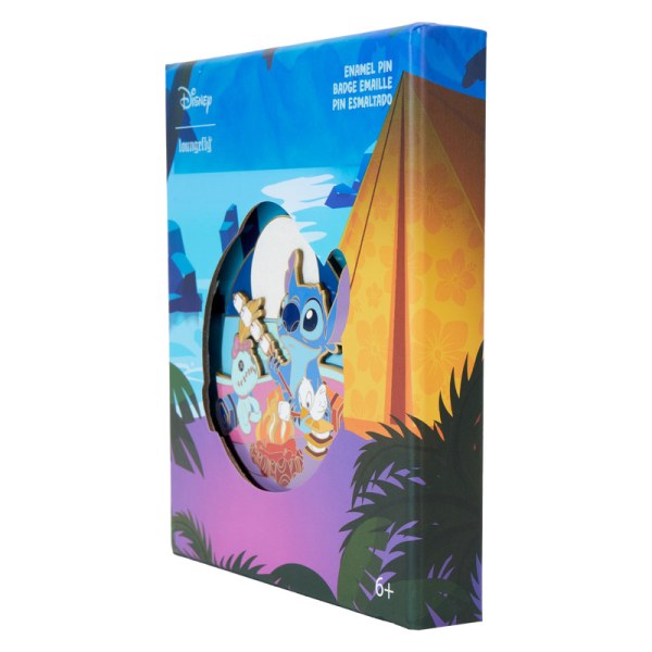 Caja coleccionista de pines Stitch Camping Cuties - DISNEY LOUNGEFLY