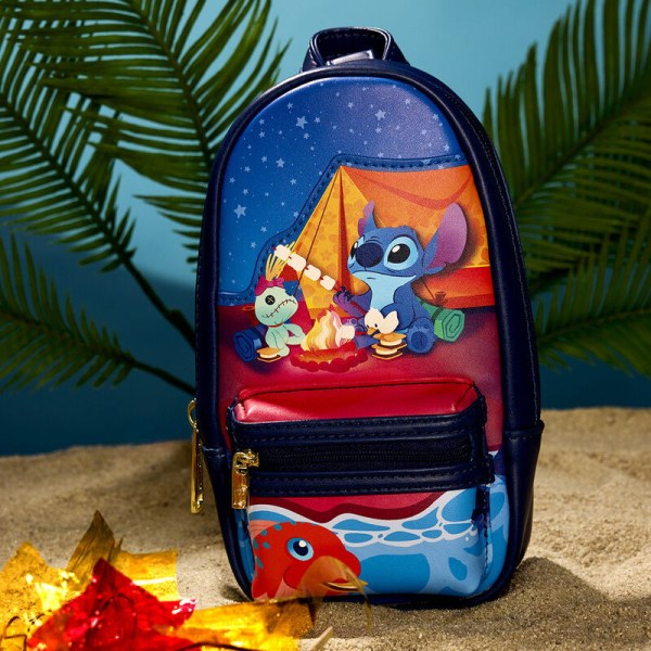 Estuche Mini Mochila Stitch Camping Cuties - DISNEY LOUNGEFLY
