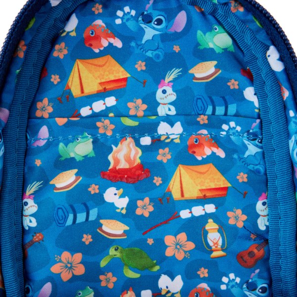 Estuche Mini Mochila Stitch Camping Cuties - DISNEY LOUNGEFLY