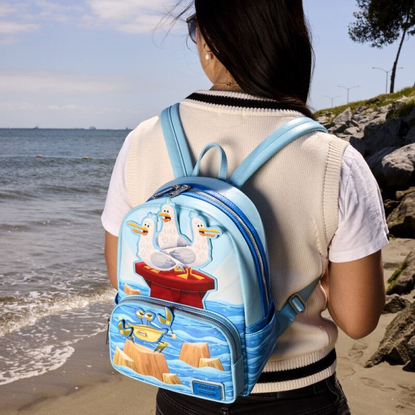 Mini mochila de gaviotas para mí a mí El mundo de Nemo - DISNEY LOUNGEFLY
