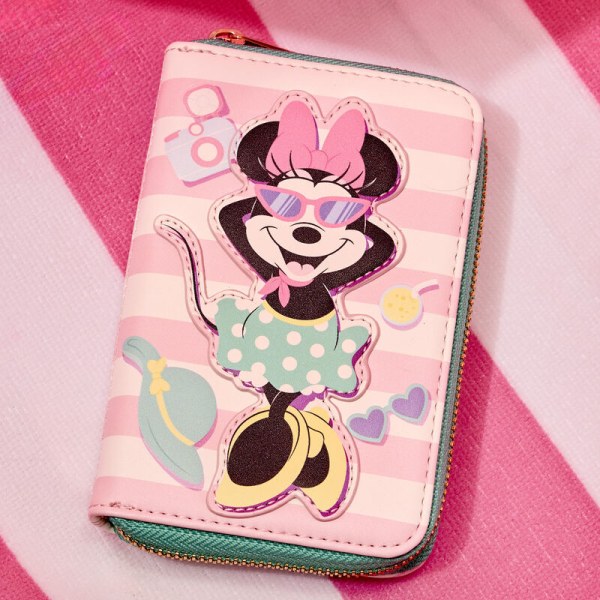 Cartera junto a la piscina estilo vacacional de Minnie Mouse - DISNEY LOUNGEFLY