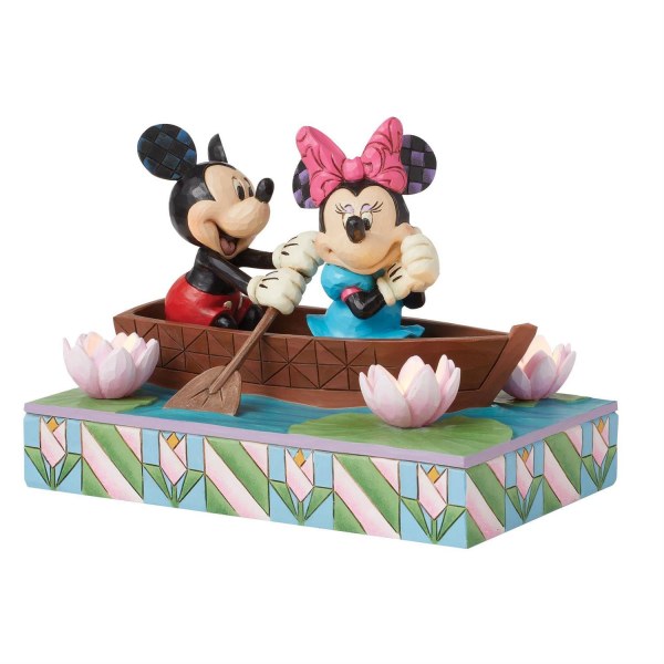 Bote de remos LED Love de Mickey y Minnie - Disney Traditions