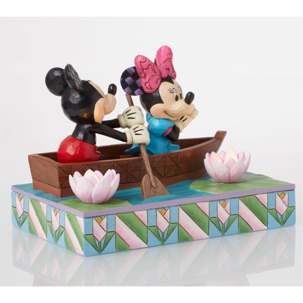Bote de remos LED Love de Mickey y Minnie - Disney Traditions