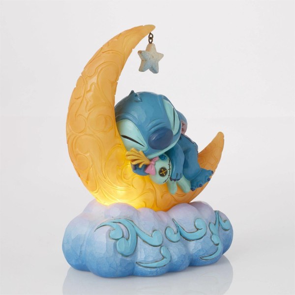 Stitch & Scrump en Luna LED - Disney Traditions Stitch