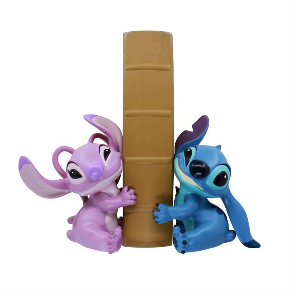 Sujetalibros de Stitch y Ángel - Disney Showcase Stitch