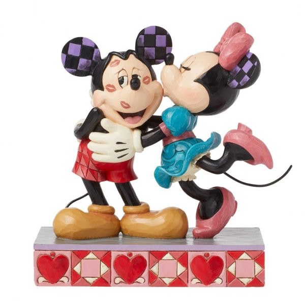Hugs & Kisses (Figura de Mickey y Minnie Love) - Disney Traditions Mickey